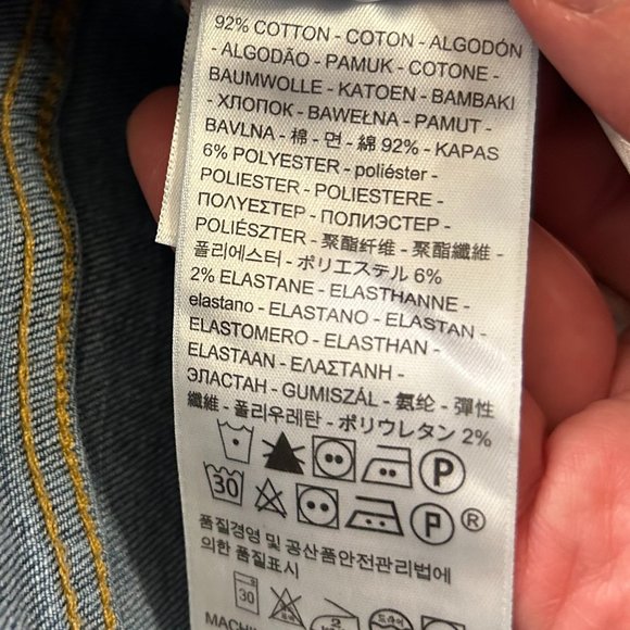 Levi 721 High Rise Skinny Jean size 28/30 - Picture 7 of 8